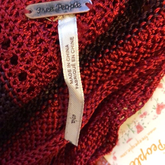 NWT FREE PEOPLE crochet and cotton dress - Picture 8 of 9